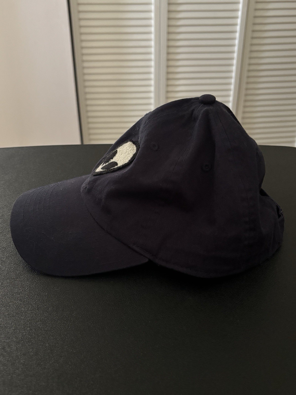 Alien Head Patch Hat Cap Navy Blue OSFA Adjustabl… - image 2