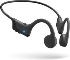 Bone Conduction Headphones, 2025 Upgraded Open-Ear Bluetooth Headphones with Mic