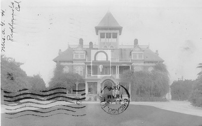 Terrace Villa Mansion Residence Redlands California CA - Reprint
