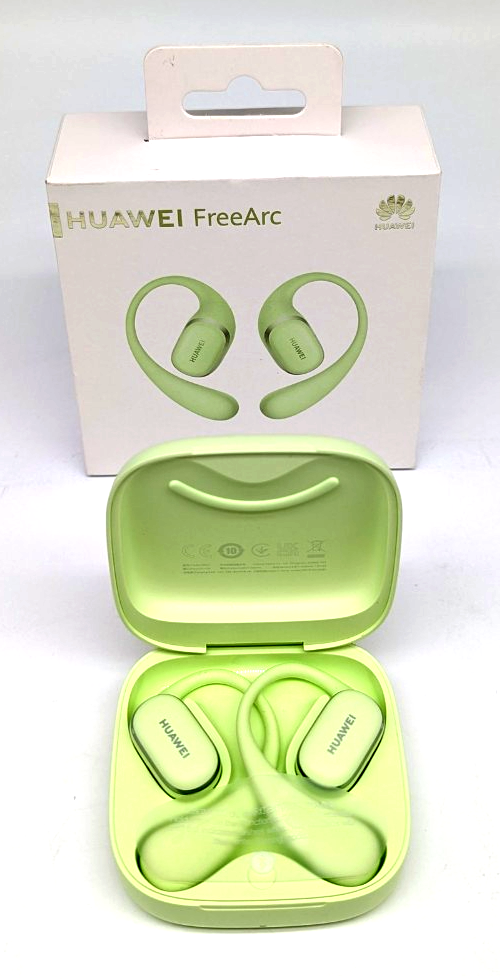 Huawei FreeArc Open Ear Bluetooth Earbuds IP57 Water Resistant Green - Boxed