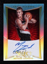 2012-13 Panini Select Silver Prizm 10/149 Meyers Leonard #171 Auto ow6
