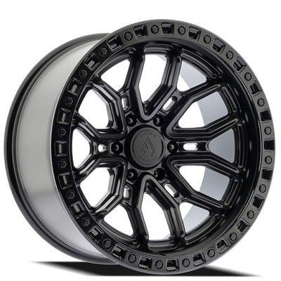 Arena Wheel Co Wheels A120 Terra 20x9 Satin Black Center with Gloss (4pcs) B2
