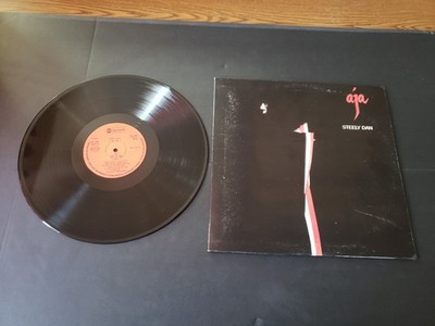 RARE PORTUGAL 1970s VG++ RECORD & VG ALBUM COVER Steely Dan Aja 9001 LP33