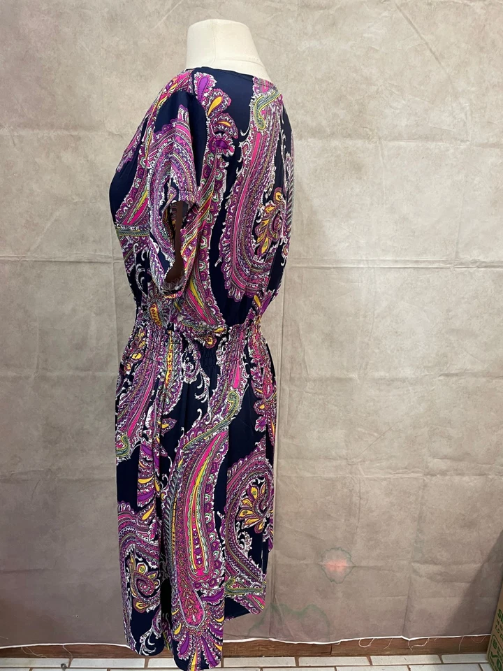 Relaxx by Exist 女式多色连衣裙短袖 2X 码 — 第 2/4 张图片