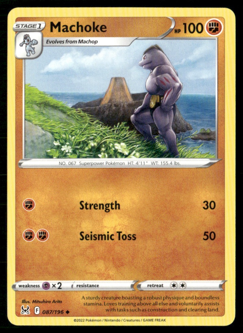 2022 Sword & Shield - Lost Origin Machoke Stage 1/Uncommon #87