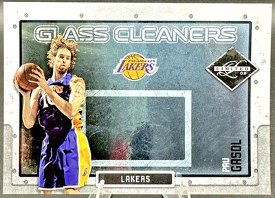 2009-10 Panini Limited Pau Gasol Glass Cleaners /99 - Lakers
