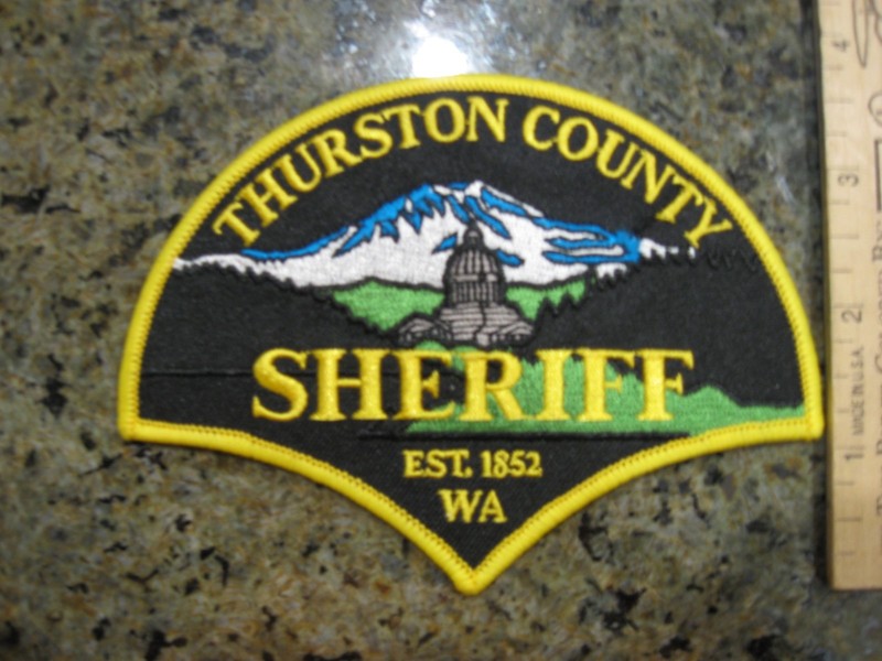 Thurston Co Washington Sheriff Police patch WA