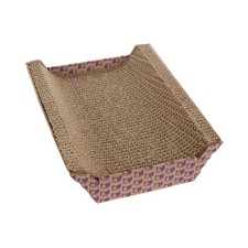 SmartyKat Super Scratcher Chaise Corrugated Cat Scratcher,Catnip Infusion Tec...