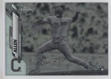 2020 Topps Chrome Negative Refractor Logan Allen #155 Rookie RC 0o84
