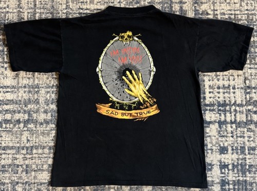 Vintage 1991 Metallica Sad But True Pushead T Shirt S… - Gem