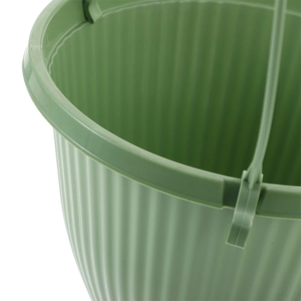 6 Pcs Hanging Baskets for Kitchen Pots Plants Outdoor Planters Plastic - Image 3 of 4