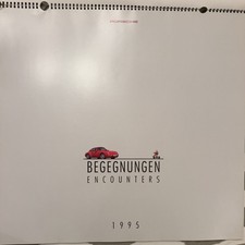 1995 Porsche Encounters Begegnungen Factory Wall Calendar Complete 911 928 Rare 1995 Porsche Encounters Begegnungen Factory Wall Calendar Complete 911 928 Rare