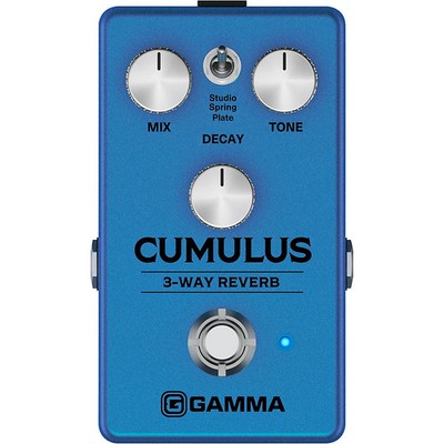 GAMMA CUMULUS 3-Way Reverb Effects Pedal