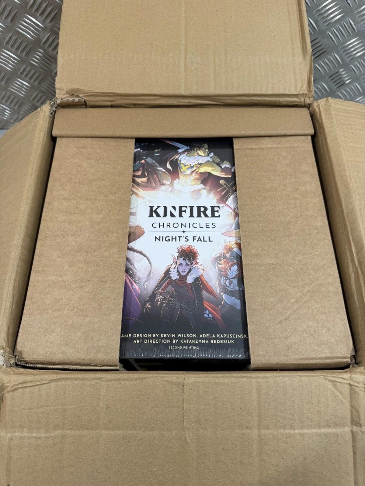 Kinfire Chronicles Nights Fall Second Printing Kevin Wilson Brand New & Sealed 9