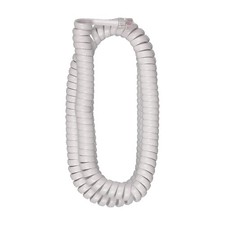 RCA Standard Handset Coil Cord 25 Ft.; White 