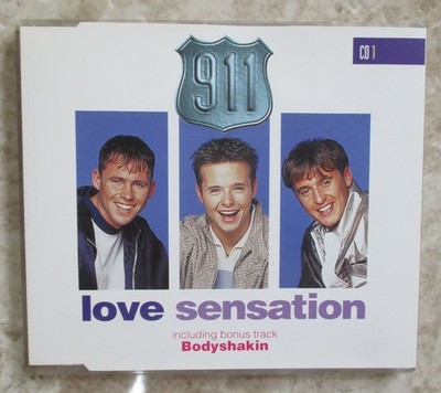 911 - 4 Track CD Single - Love Sensation [ CD 1 ] - 1996 - CD GINGA 2 - EX/VG