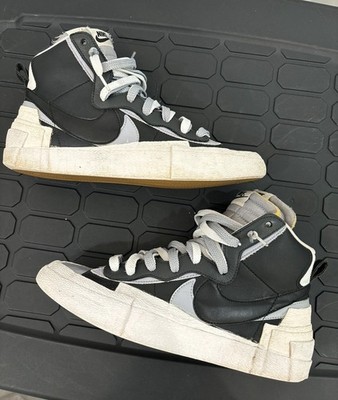 Size 9.5 - Nike sacai x Blazer Mid Black Grey