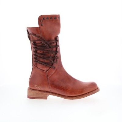 Bed Stu Fen F311020 Womens Brown Leather Zipper Western Boots