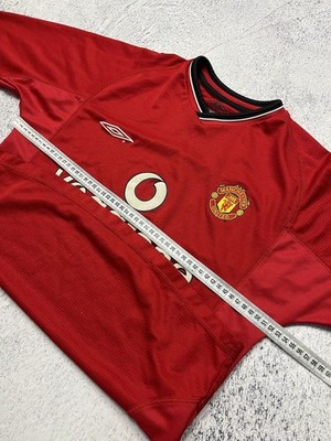 Maillot Manchester United 2001/2002-Home-Umbro. XL