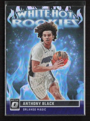 2023-24 Donruss Optic #1 Anthony Black White Hot Rookies Purple Magic (Y)