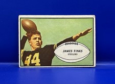 1953 Bowman Football #23 Jim Finks-Pittsburg Steelers G-Vg Card