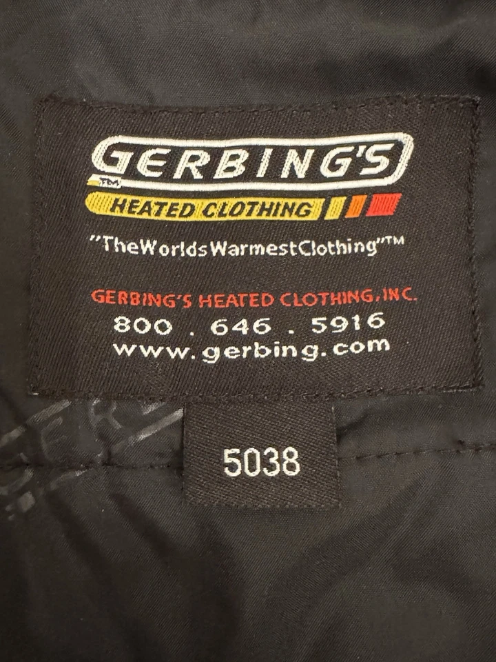 Forro térmico Gerbings para motocicleta/moto de nieve talla 50/38 o XL excelente estado.  Foto 2 de 4