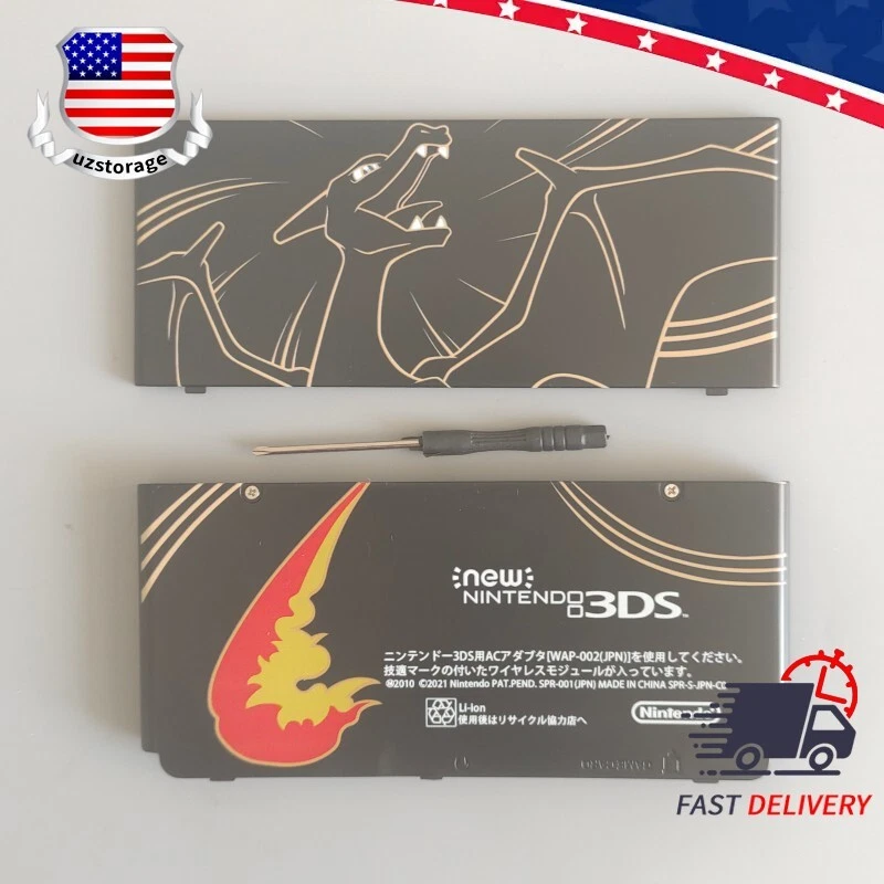 A+E Cover Housing Shell Plate Case Pokemon Center Charizard For Nintendo New 3DS - Image 2 of 4