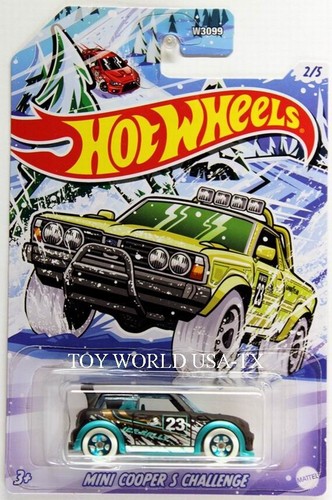 2023 Hot Wheels Holiday Rods #2 Mini Cooper S Challenge HW Winter Series - 第 1/1 張圖片