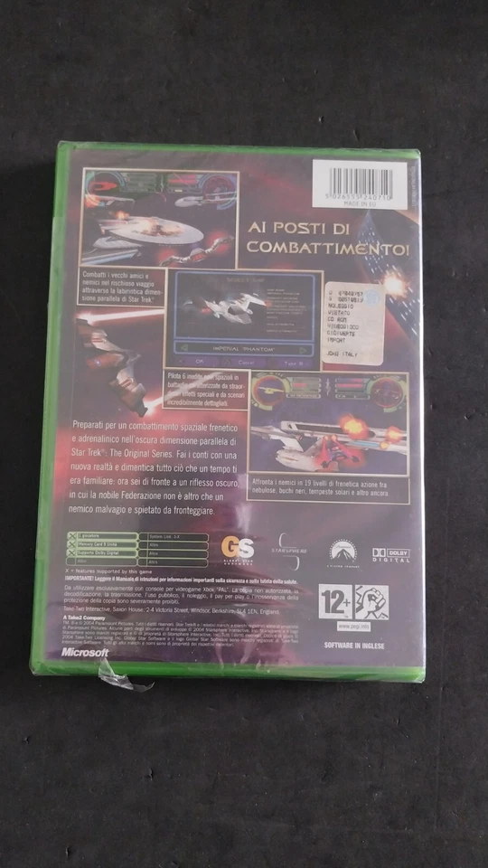 STAR TREK UNIVERSE ROTO XBOX PRIMER MODELO PAL ITA NUEVO SELLADO - Imagen 4 de 4
