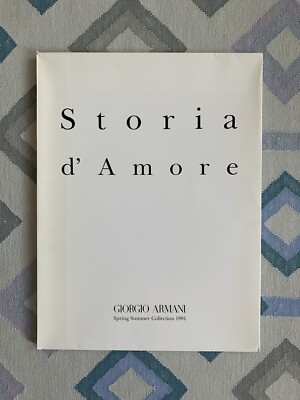 GIORGIO ARMANI Storia d' Amore 1991 カタログ GIORGIO ARMANI Storia d´ Amore 1991 カタログ