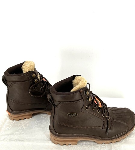 Lugz Women’s Flexastride Mallard Boots Size 7.5M Coffee Bean/Cream/Gum Slip Resi - Picture 5 of 6