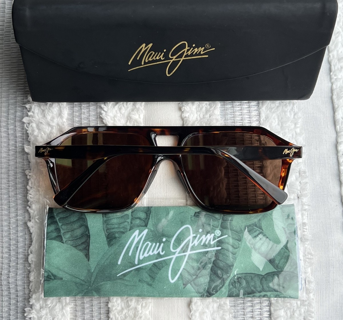 Maui Jim Wedges MJ 880 10 Tortoise Amber Frame - HCL Bronze