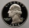 1979-S Type-II Washington Quarter Proof - BU - Clear S - San Francisco Mint C008