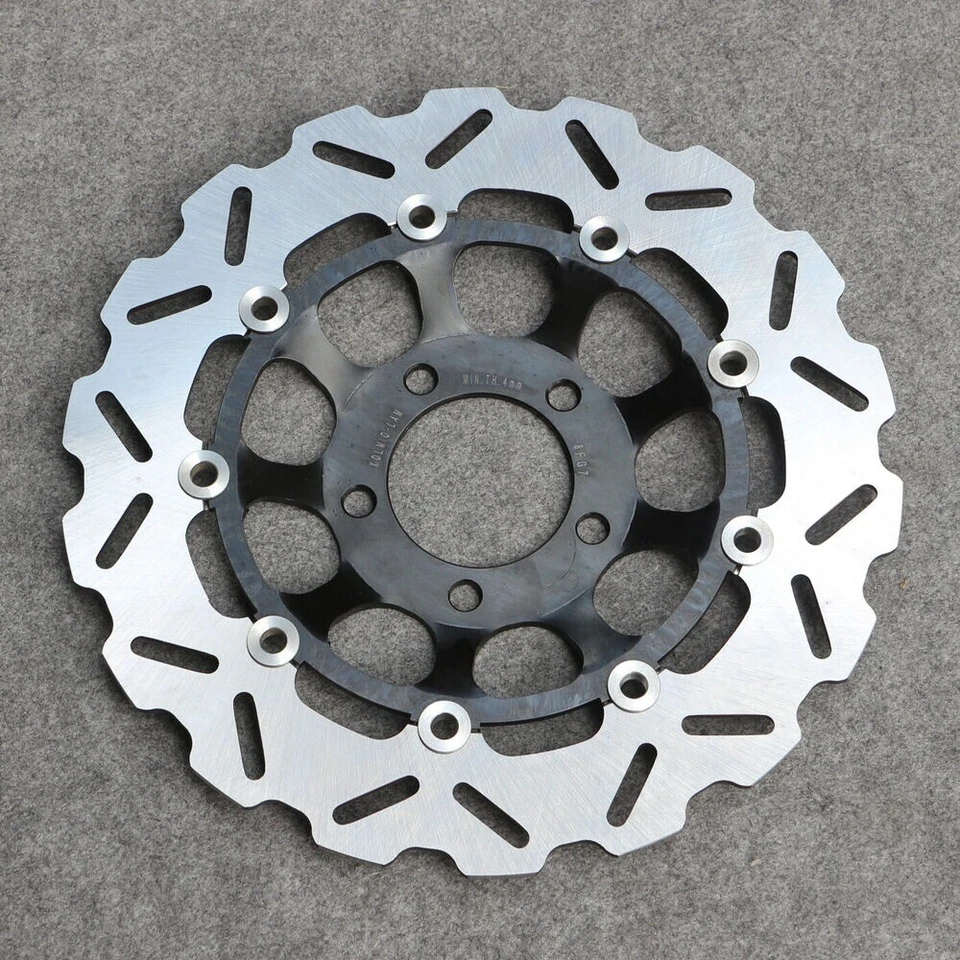 Rotores de disco de freno delanteros aptos para Suzuki GSF400 GSF600 GSF750 Bandit RF400 SV650/S Foto 2 de 3