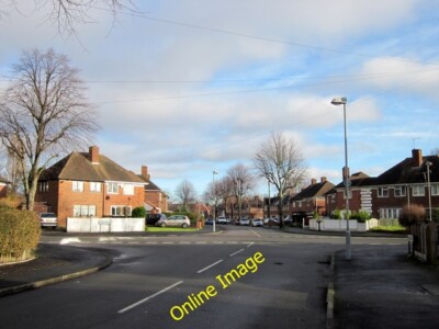 Photo 6x4 Midday Christmas 2013 Chipstead Road & Flackwell Road Crossroad c2013