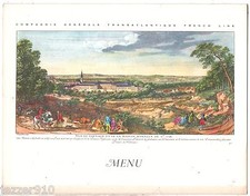 MENU PAQUEBOT LIBERTE du 26/11/1951 - FRENCH LINE COMPAGNIE TRANSATLANTIQUE