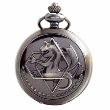 Fullmetal Alchemist Pocket Watch with Chain Box for Cosplay Accessories Anime...