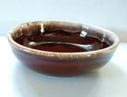VINTAGE MCCOY POTTERY BROWN DRIP GLAZE 1413 made in USA SMALL BOWL 6 x 2