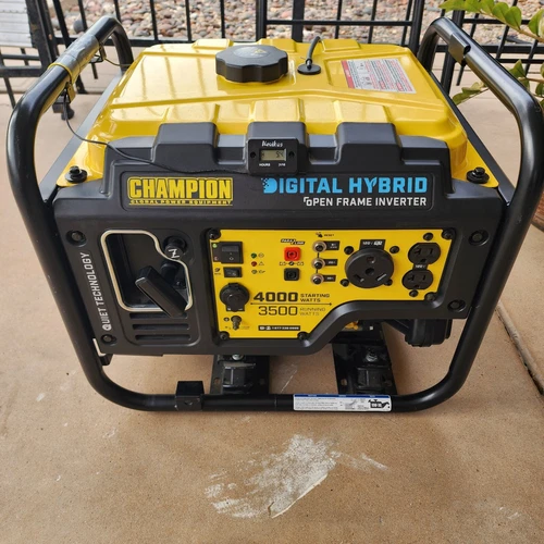 CHAMPION 4000-Watt RV Ready Generator Quiet Tech DIGITAL HYBRID slightly used