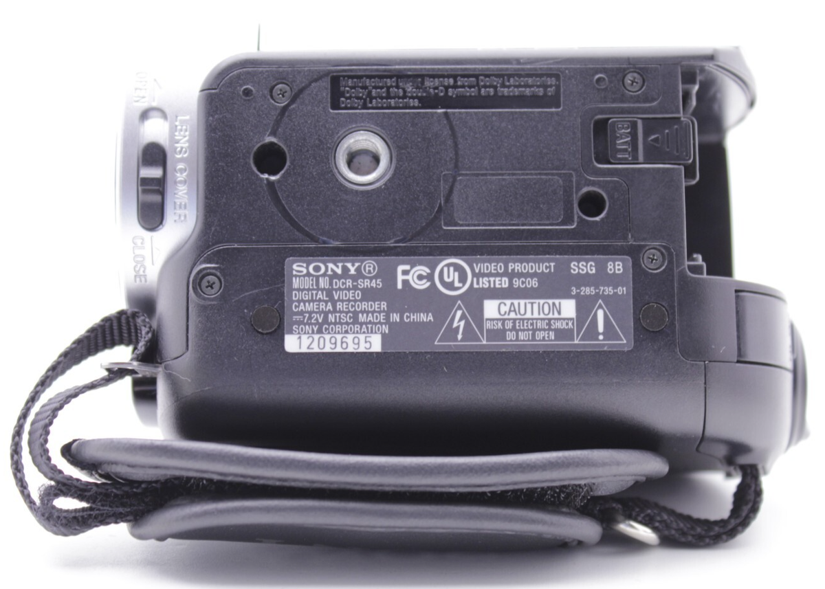 Sony DCR-SR45 Handycam Digital Video Camcorder w/ AC-L200 AC