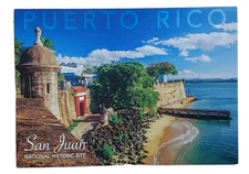 Postcard Puerto Rico San Juan National Historic Site Front Gate Caribbean US A3