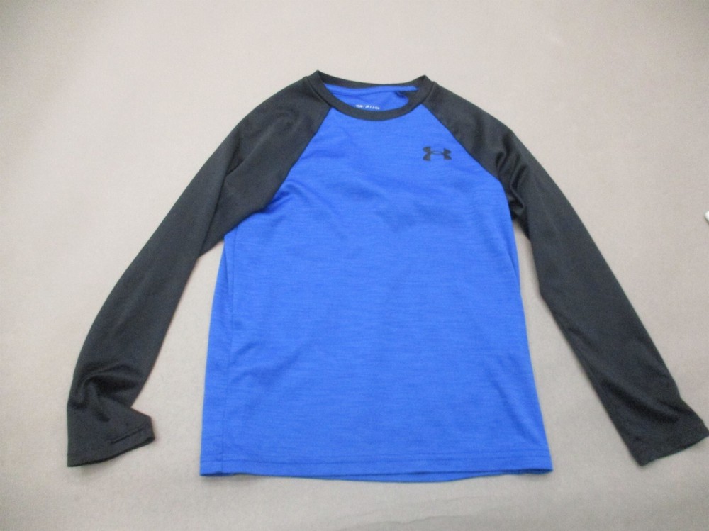 Under Armour Boys HEAT GEAR Long Sleeve Compression Shirt Size SM 499