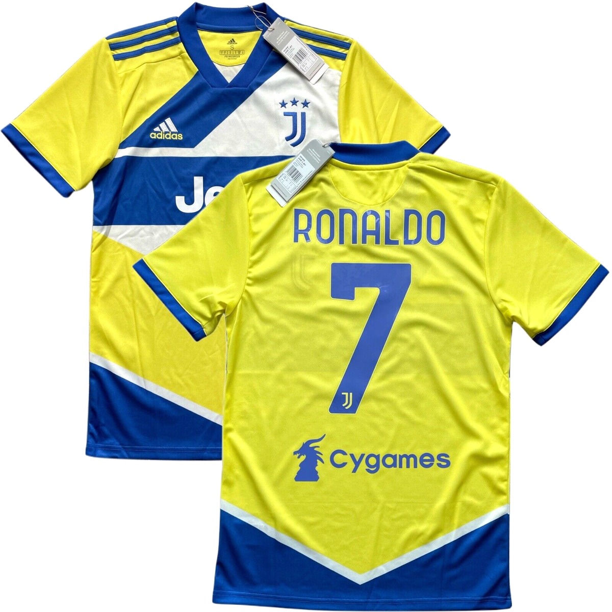 2021/22 Juventus Third Jersey #7 Ronaldo Small adidas Soccer