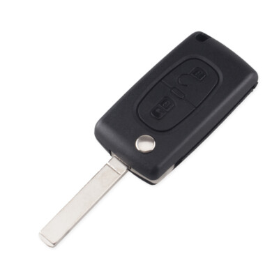 Hülle nur für Peugeot VA2 Flip Fernbedienung Schlüsselanhänger Case mit Batteriestecker