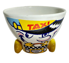 ❤️ LATTE GIGLIO TAZZA PORCELLANA  COLAZIONE PAZZA CON RUOTE TAXOTTO RUOTAZZA