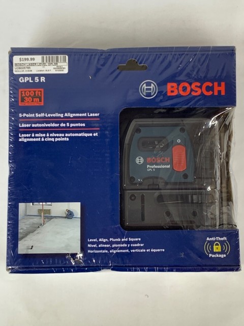 Bosch GPL5 5-Point Self-Leveling Alignment Laser for sale online | eBay