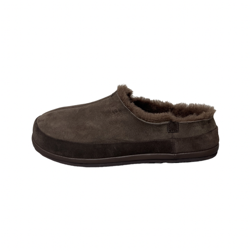 UGG Parkdale Clog Grizzly Brown Men's Suede Sheepskin Slippers 1120923 | eBay