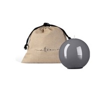 Designer High Gloss GRAY Ball Candle 4 in. - GREAT GIFT - ALWAYS FREE SHIPPING 