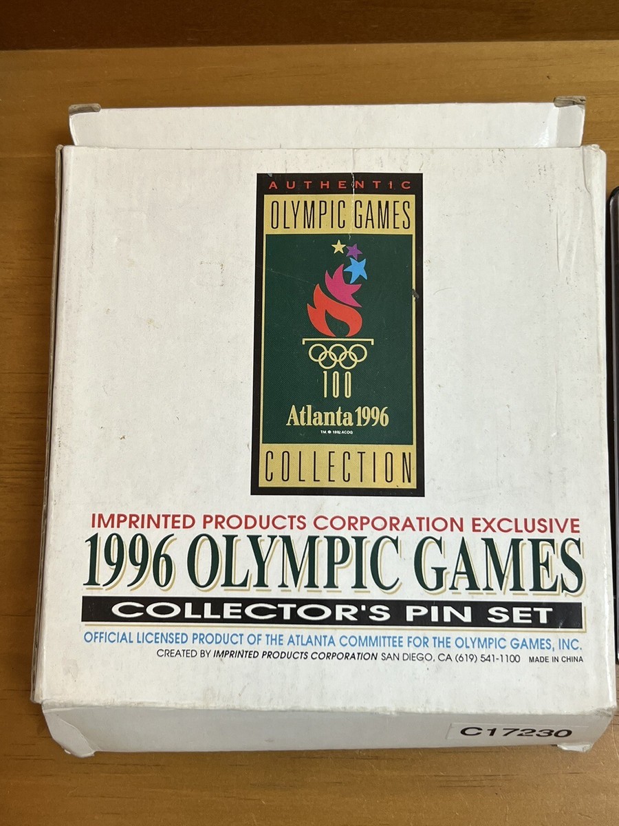 1996 Olympic Games Collectors Pin Set Atlanta 100 In Box with