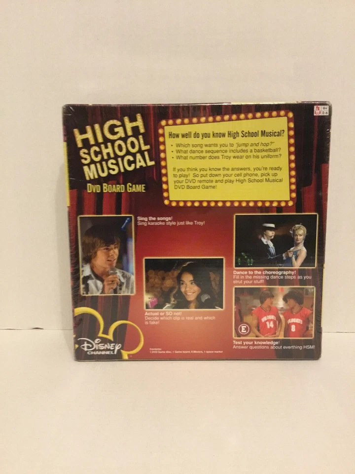 Juego de mesa DVD musical High School edición 2006, nuevo/sellado. Foto 2 de 2